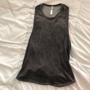 Free people crushed velvet tank